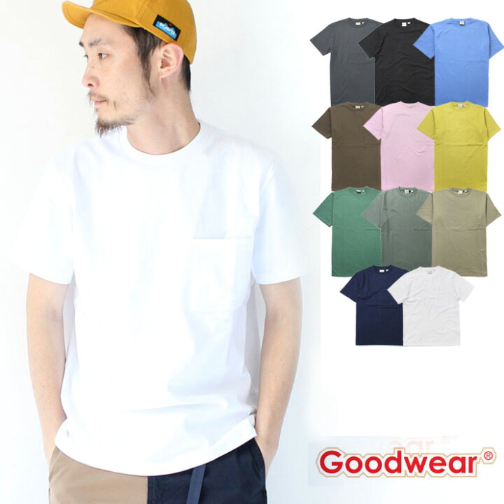 楽天市場 グッドウェア Tシャツ メンズ 大きいサイズ アウトドアブランド Tシャツ Goodwear Usaコットン ポケット Tee W7 2500 春 夏 春夏 キャンプ ｐｒｏｔｏｃｏｌ