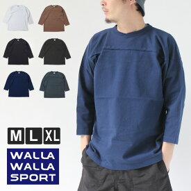 フットボール Tシャツ ワラワラスポーツ WALLA WALLA SPORT 9オンス 3/4 日本製