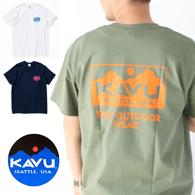 楽天市場】KAVU Tシャツ 半袖 メンズ レディース KAVU TRUE LOGO TEE