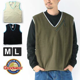 フリースベスト メンズ グッドウェア GOOD WEAR DOUBLE FLEECE VEST GDW233202 メンズ 服 レディース 服　23年秋冬