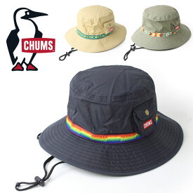 チャムス 帽子 メンズ レディース ハット CHUMS フェス ハット CH05-1361 サファリハット バケハ 紫外線対策 春 夏 春夏