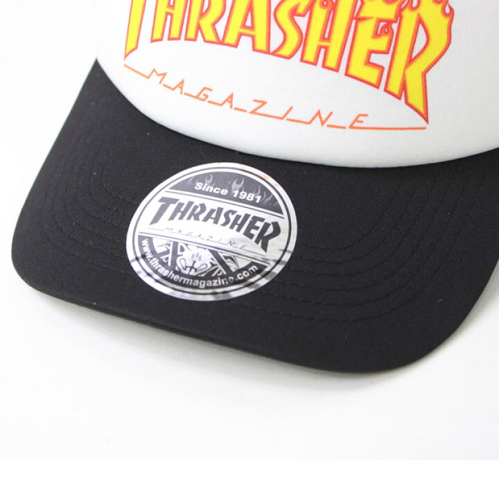 楽天市場】スラッシャー キャップ THRASHER 帽子 メンズ メッシュ 