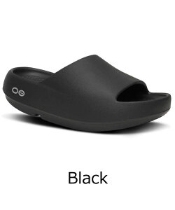 OOFOS �E�[�t�H�X OOahh+ �E�[�A�[�v���X Black 200111 ���J�o���[�T���_�� �X���C�h�T���_�� ���f�B�[�X �t �� �t�� �V��