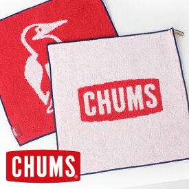 【日本製】CHUMS チャムス Logo Hand Towel ロゴハンドタオル CH62-1059 / タオル ハンカチ ループ付 アウトドア 登山 グッズ 吸水 今治タオル 日本製