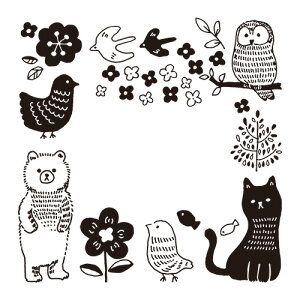 l킢X^v 6. 30×30mm t@CJ[X^p[ FineColorStamper CXg \ 킢  ֗  ͂ @׃S  g