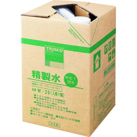 TRUSCO 精製水 20L (1個入)　W20