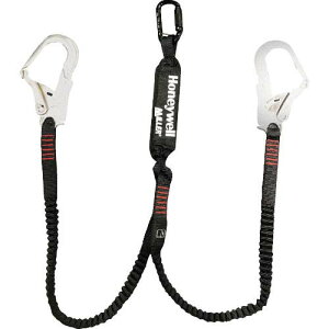 ハネウェル 伸縮ランヤード(ダブル)(ワークプレイス ハーネス用) DLC1JDL