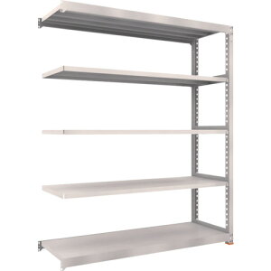 TRUSCO �X�`�[�����b�N M5�^���ʒI 1800X571XH2100 5�i �A�� �Ɛk�����x�[�X�t �l�I�O���[ M5-7665BSFC