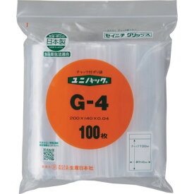 セイニチ 「ユニパック」 G-4 200*140*0.04 100枚入 G4100