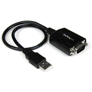 StarTech �V���A���ϊ��P�[�u���^USB-A - RS232C�^30cm�^920Kbps�^�u���b�N ICUSB232PRO