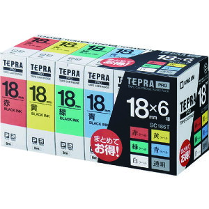 �L���O�W�� �e�v��PRO�e�[�v�J�[�g���b�W ��18mm �ԁA���A�΁A�A���A���� SC186T
