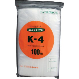 セイニチ 「ユニパック」 K-4 400×280×0.04 100枚入　K4
