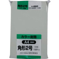 キングコーポ ソフト100 角形2号 100gグレー　K2S100G