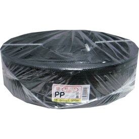 まつうら PPバンド 15.5mm*1000m 黒(金具シール・手締めストッパー兼用) PPBAND-1000-BK