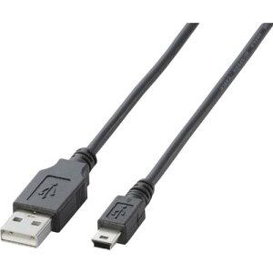 ELECOM EURoHS�w�ߏ���USB2.0�P�[�u��3.0m(�u���b�N) U2C-M30BK