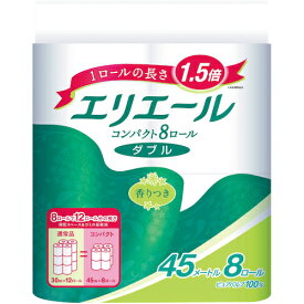 エリエール トイレットティシュー コンパクト8R(ダブル) 823304