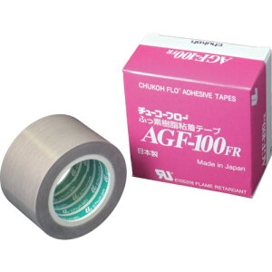 chukoh �t�b�f����(�e�t����PTFE��)�K���X�N���X�S���e�[�v AGF�[100FR 0.18t*50w*10m AGF100FR-18X50