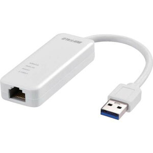 BUFFALO Giga�Ή� Type-A USB3.2(Gen1)�pLAN�A�_�v�^�[ �z���C�g LUA5-U3-AGTE-WH