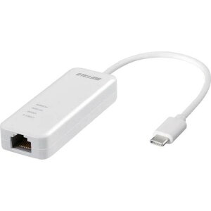 BUFFALO Giga�Ή� Type-C USB3.2(Gen1)�pLAN�A�_�v�^�[ �z���C�g LUA5-U3-CGTE-WH