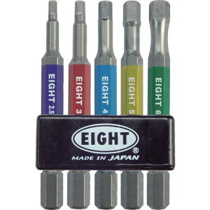 EIGHT �g�[�V�����r�b�g EX�^IMPACT �Z�p�J���[�r�b�g5�{�Z�b�g 65mm �����a13mm EA-620C-5S65