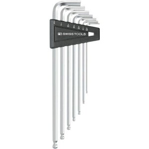 PBスイスツールズ ボール付ロング六角棒レンチセット(パックナシ) 212ZLH