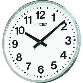 SEIKO クオーツ掛時計 大型屋外防雨型オフィスクロック 直径450*78 金属枠 KH411S