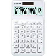 カシオ スタイリッシュ電卓(ジャストタイプ12桁) JF-S200-WE-N