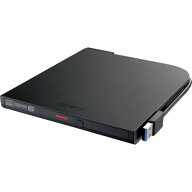 BUFFALO USB3.2(Gen1)ポータブルDVDドライブ 再生・書込みソフト添付 DVSM-PTS8U3-BKB