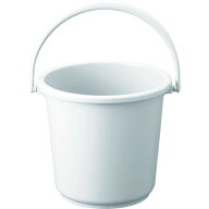 TRUSCO PPカラーバケツ 10L 白 TPPB10W