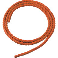 TRUSCO 2連はしご81用交換パーツ ロープ 8m オレンジ色 TDLAR-81