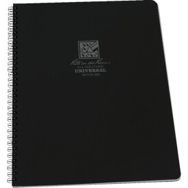 RITR 8 1／2X11 スパイラルノートブック ユニバーサル ブラック 773-MX