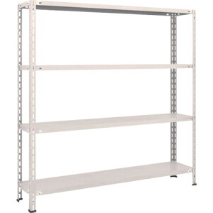 TRUSCO スチールラック 軽量棚 中棚ボルトレス型1500X300X1500 4段 L55V-14