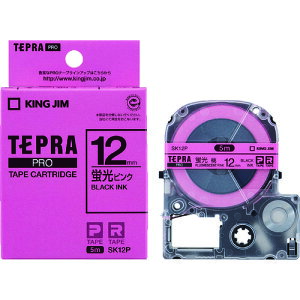 KING JIM (����)�u�e�v���vPRO�e�[�v 12mm �s���N���x��(�u���F)�^������ ����5m SK12P