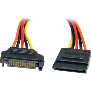 StarTech SATA�d�������P�[�t�J���^30cm�^15 - 15�s���^�I�X-�I�X�^�V���A��ATA HDD �n�[�h�f�B�X�N�p SATAPOWEXT12