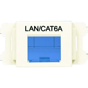 PANDUIT JIS�v���[�g�p�V���b�^�[�t���A�_�v�^ �I�t�z���C�g LAN�ECAT6A (10��) CMASSP6AIW-X