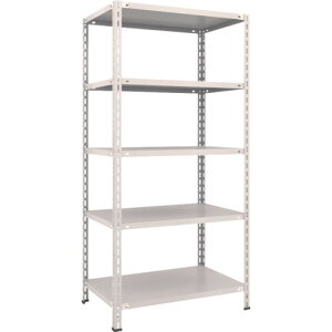 TRUSCO �y�ʒI ���I�{���g���X�^ 875X600X1800 5�i �l�I�O���[L63W-15 NG(�l�I�O���[)�@L63W15