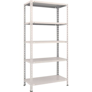 TRUSCO �X�`�[�����b�N �y�ʒI ���I�{���g���X�^ 875X450X1800 5�i �l�I�O���[ L63X15