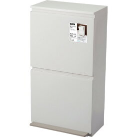 アスベル 分別ペダル2段ワイド40L 660498