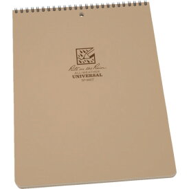 RITR (売切廃番)8 1／2X11 トップスパイラル ノートブック ユニバーサル タン 985T