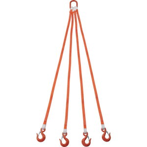 TRUSCO 4�{�݃x���g�X�����O�Z�b�g 25mm��X2m �݂�p�x60�x���׏d2.58t(�ő�g�p�׏d3t) G25-4P20-2.58