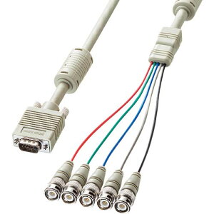 SANWA �A�i���ORGB�P�[�u�� KB-5BNC2K