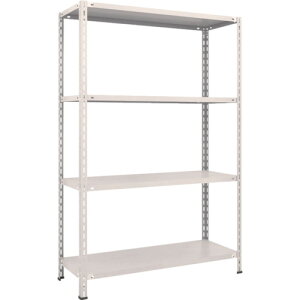 TRUSCO スチールラック 軽量棚 中棚ボルトレス型1200X450X1800 4段 L64X-14