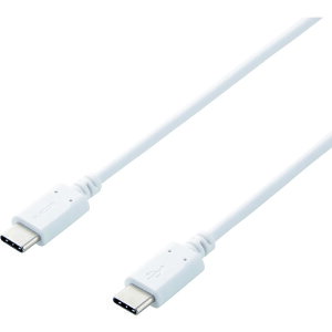 ELECOM�X�}�z�E�^�u���b�g�pUSB�P�[�u��USB(C-C)PowerDelivery�Ή�1.0m�z���C�gMPA-CC10PNWH