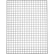 TRUSCO 棚用ディスプレイネット 金具付 900X1200 黒TN-9012 BK (900X1200)(カナグツキ)　TN9012