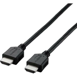 ELECOM HDMI�P�[�u�� �C�[�T�l�b�g�Ή� �G�R�p�b�P�[�W 5.0m �u���b�N CAC-HD14EL50BK