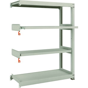 TRUSCO スチールラック M3型中量棚 1200*471*H1500 4段うちスライド2段 連結 M3-5452M2B