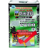 ニッぺ 水性ベランダ・屋上床用防水遮熱塗料 14kg クールライトグレー HXT002-14 HXT002-14
