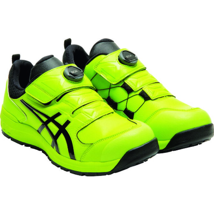 楽天市場】ASICS ウィンジョブCP307 BOA ネオンライム*ブラック 25.0cm  