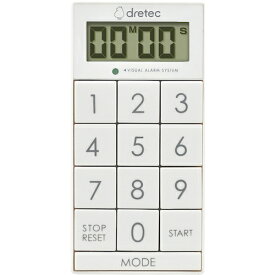 dretec デジタルタイマー「スリムキューブ」 ホワイト T-617WT