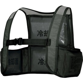 アイトス アイスベスト(アイスパック4個付) ブラック XL AZ865948-010-XL